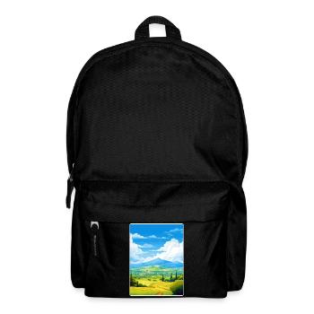 Mont Ida Grèce Affiche de voyage Peinture Souvenir WPA - Sac à dos - noir - Devant