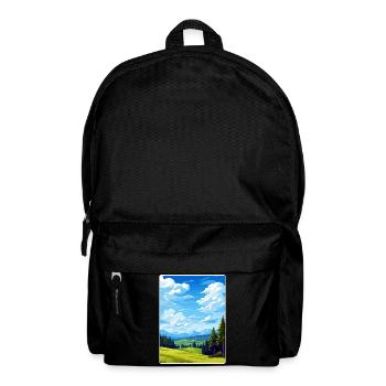 Black Forest Germany Travel Poster Souvenir WPA - Backpack - black - Front
