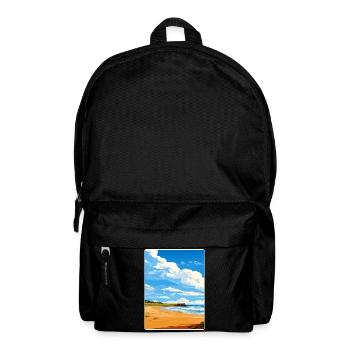 Constantine Bay Cornwall England Reiseposter WPA - Rucksack - Schwarz - Vorne