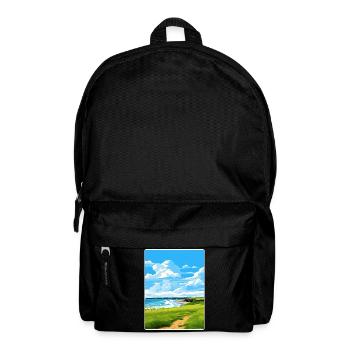 Bude Cornwall England Travel Poster Souvenir WPA - Backpack - black - Front