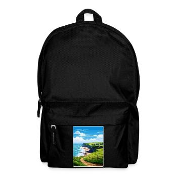 Crackington Haven Cornwall England Reiseposter - Rucksack - Schwarz - Vorne