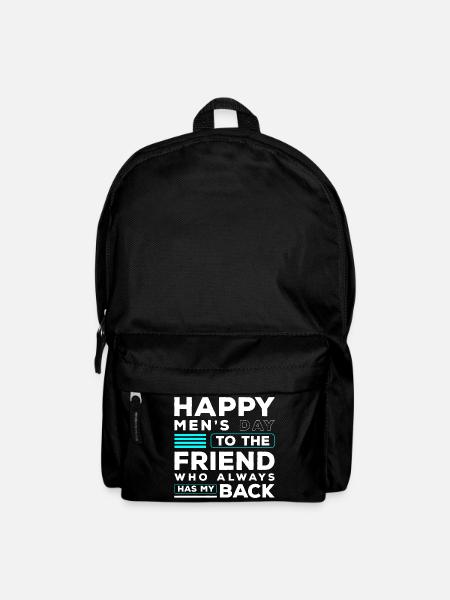 Mann Feier Bart Partner - Rucksack - Schwarz