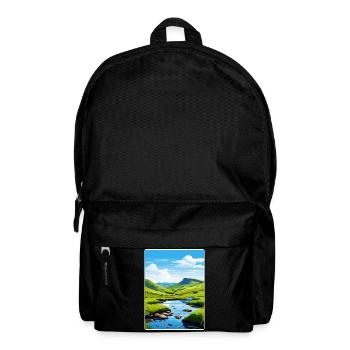 Peak District Vereinigtes Königreich Großbritannien Reiseplakat WPA - Rucksack - Schwarz - Vorne