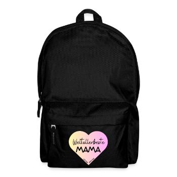Weltallerbeste Mama- wir haben dich lieb! - Rucksack - Schwarz - Vorne