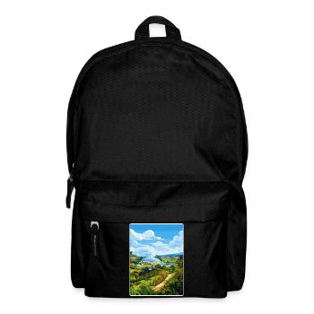 Eden Project England Reise Poster Souvenir WPA - Rucksack - Schwarz - Vorne
