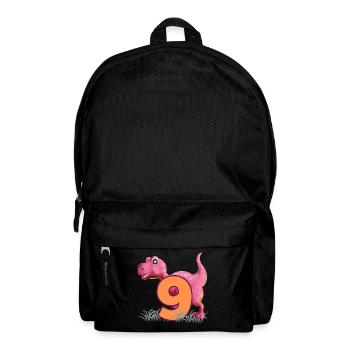 Nr.9 Dino - Rucksack - Schwarz - Vorne