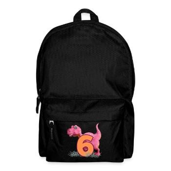 Nr.6 Dino - Rucksack - Schwarz - Vorne
