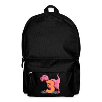 Nr.3 Dino - Rucksack - Schwarz - Vorne