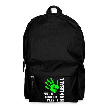 Handball Feel It Touch It Play It Handballer - Backpack - black - Front