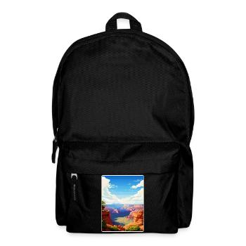 Grand Canyon National Park Arizona Travel Poster - Backpack - black - Front
