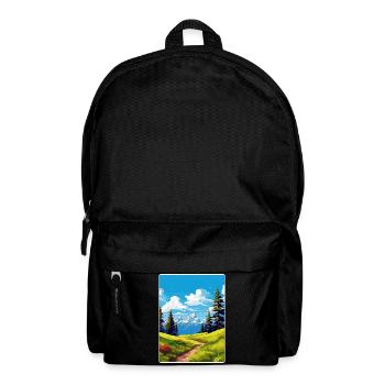 Affiche de voyage souvenir du parc national de Grand Teton - Sac à dos - noir - Devant
