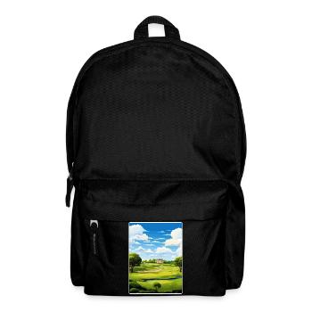 Oak Hills Golf Club Vintage Travel Poster Souvenir - Backpack - black - Front