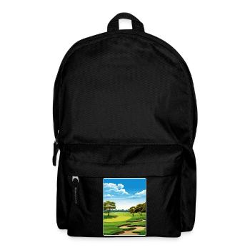 Tpc San Antonio Golf Travel Poster Souvenir WPA - Backpack - black - Front