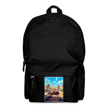 Baku Circuit Motorsport Race Azerbaijan Travel WPA - Backpack - black - Front