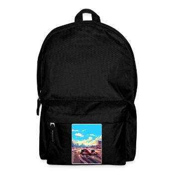 Barcelona Circuit Motorsport Race Spain Travel WPA - Backpack - black - Front