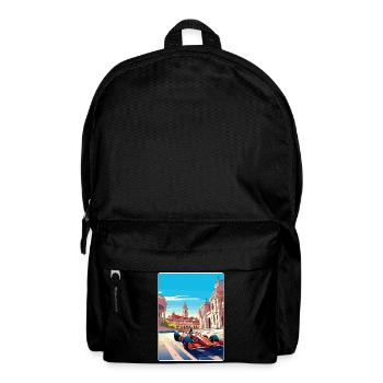 Barcelona Circuit Motorsport Race Spain Travel WPA - Backpack - black - Front