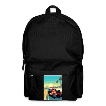 Abu Dhabi Circuit Motorsport Race Uae Travel Card - Rucksack - Schwarz - Vorne