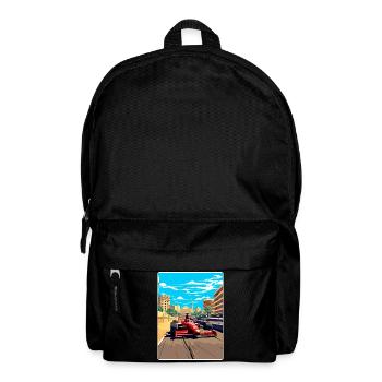Barcelona Circuit Motorsport Race Spain Travel WPA - Backpack - black - Front