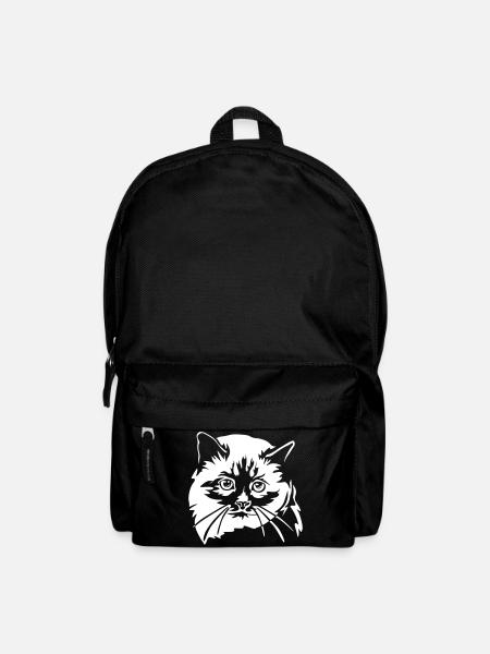 Birma Katze "Black Edition" - Rucksack - Schwarz