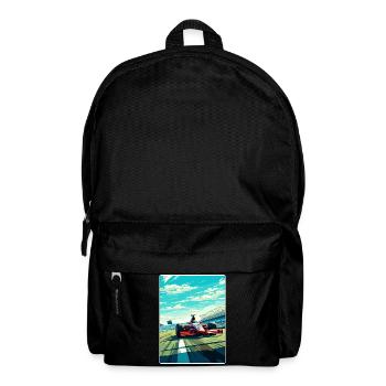 Magny Cours Circuit Motorsport Race France Travel - Backpack - black - Front
