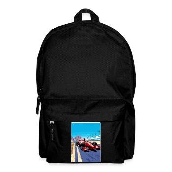 Manama Circuit Motorsport Race Bahrain Travel Card - Rucksack - Schwarz - Vorne