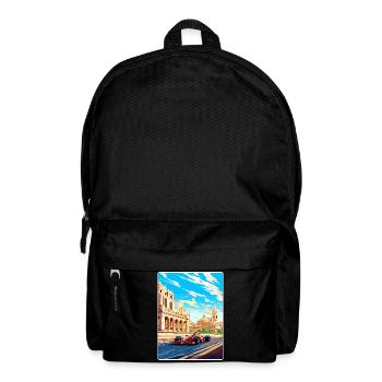 Baku Circuit Motorsport Race Azerbaijan Travel WPA - Backpack - black - Front