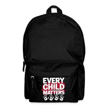 Chaque enfant compte Journée mondiale de l’enfance - Sac à dos - noir - Devant