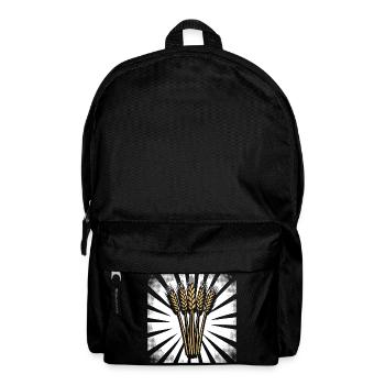 5 épis de blé mettent en valeur l’or - Sac à dos - noir - Devant