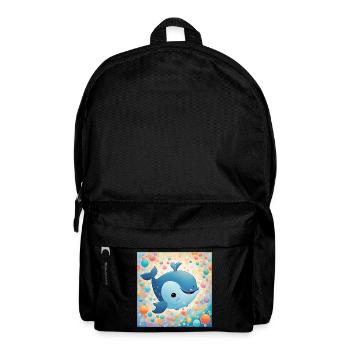 poster bébé, chambre d'enfant, nourrisson - Sac à dos - noir - Devant