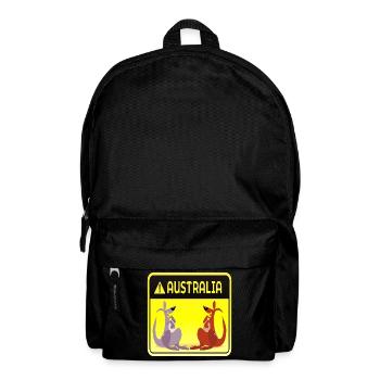 AUSTRALIA MARSUPIALS KANGAROO COUPLES - Backpack - black - Front