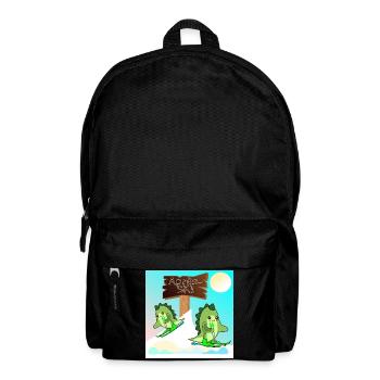 SKIFAHREN SKIFAHRER PAARE - DINOSAURIER - Rucksack - Schwarz - Vorne