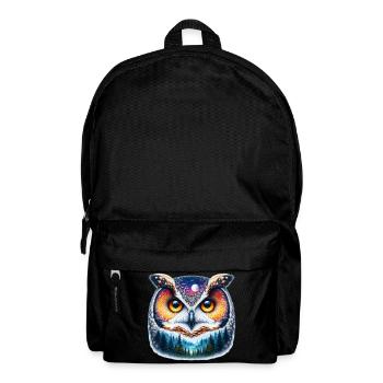 Eule - Rucksack - Schwarz - Vorne