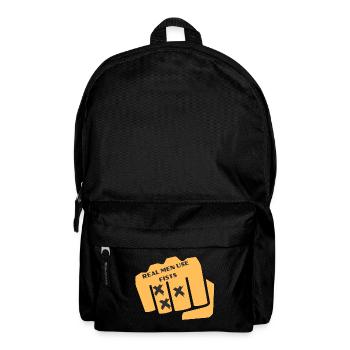 Fäuste Karte Grafik - Rucksack - Schwarz - Vorne