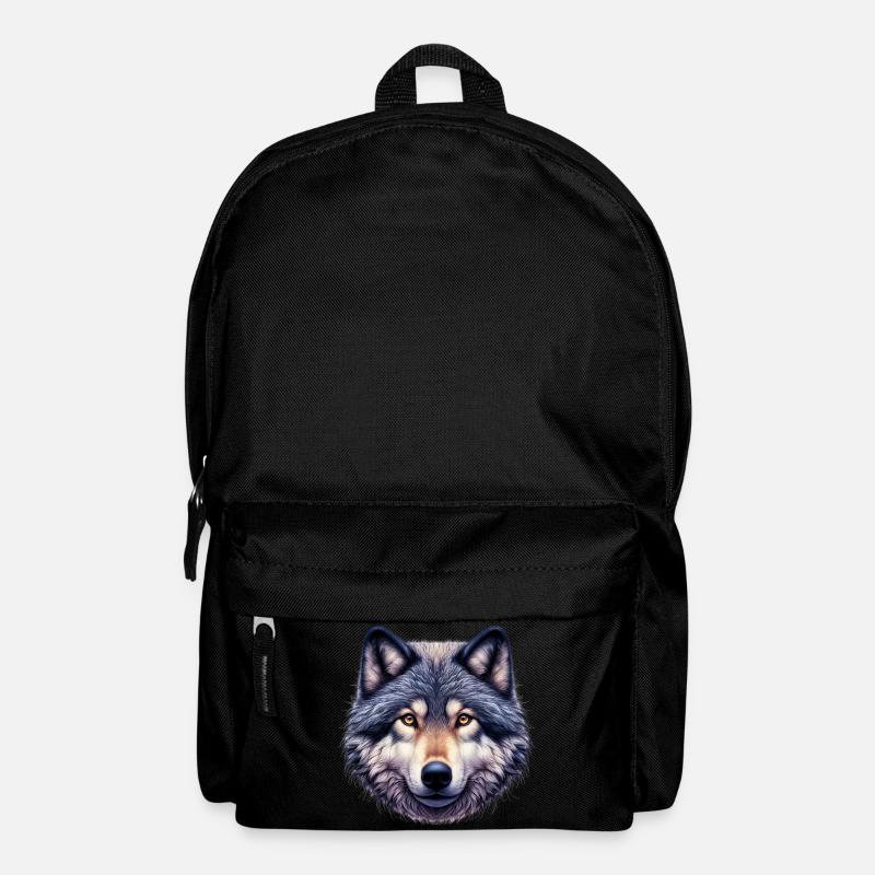 Wolf - Rucksack - Schwarz