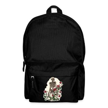 Plant Lover Skeleton Flowers - Backpack - black - Front