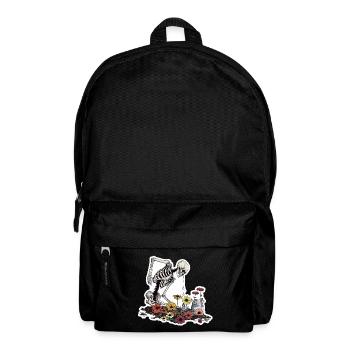 Plant Lover Skeleton Flowers - Backpack - black - Front