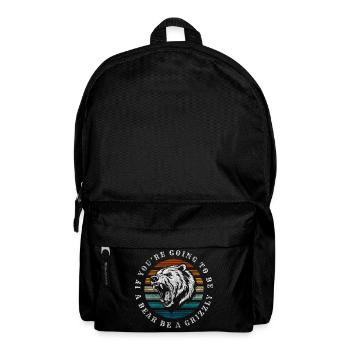 Bear Fur Hibernation Hunting - Backpack - black - Front