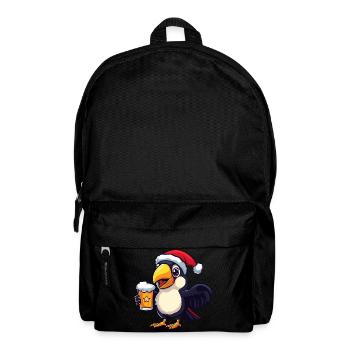 Toucan Bird Christmas Beer Funny - Backpack - black - Front
