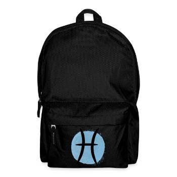 Zodiac sign Pisces - Backpack - black - Front