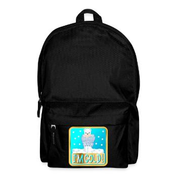 J’AI FROID - OURS POLAIRES D’HIVER - Sac à dos - noir - Devant