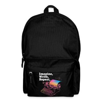 Imagine, Write, Repeat - Backpack - black - Front