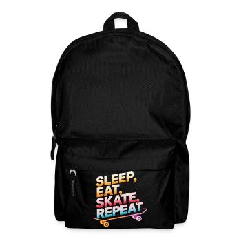 Sleep Eat Skate Repeat - Backpack - black - Front