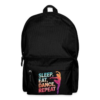 Sleep Eat Dance Repeat - Backpack - black - Front