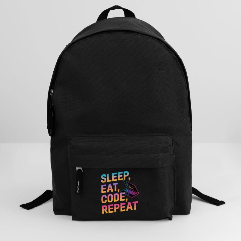 Dormir, manger, coder, répéter Sac à dos