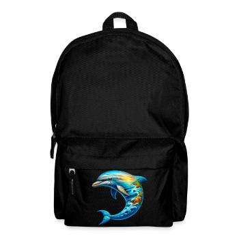 Delfin - Rucksack - Schwarz - Vorne