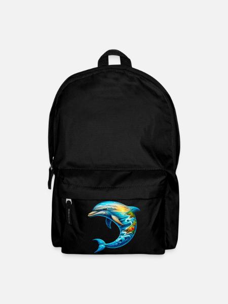 Delfin - Rucksack - Schwarz