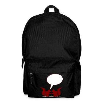 CRÉEZ VOTRE PROPRE RELATION DICTONS ÉCUREUIL - Sac à dos - noir - Devant
