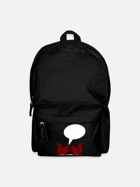 SELBST GESTALTEN Sprüche - Rucksack - Schwarz