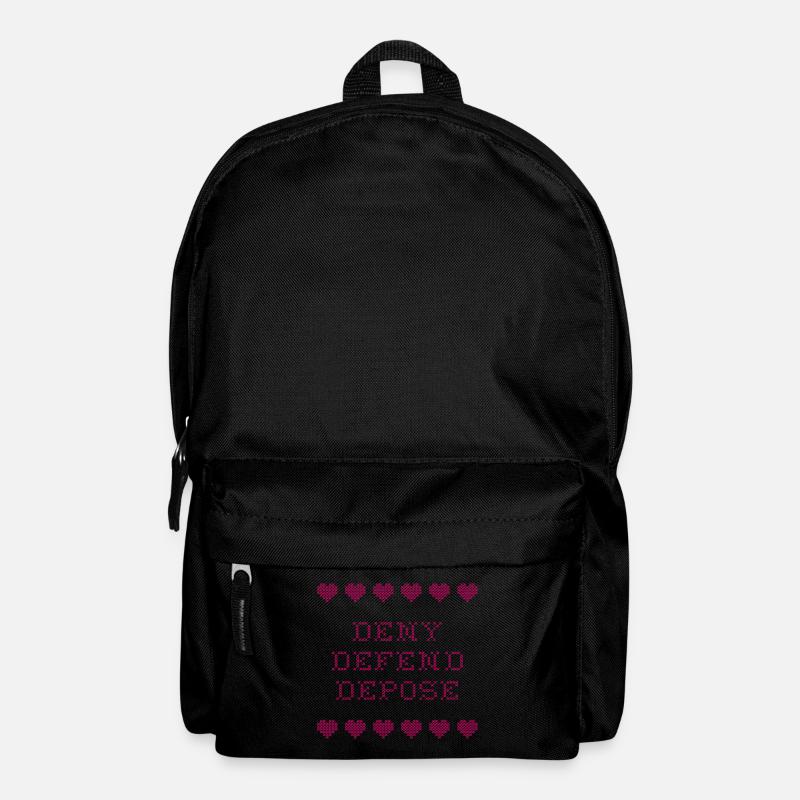Deny Defend Depose - Rucksack - Schwarz
