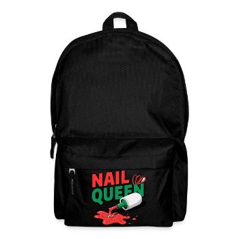 Nail Queen für jede Kosmetikerin - Rucksack - Schwarz - Vorne